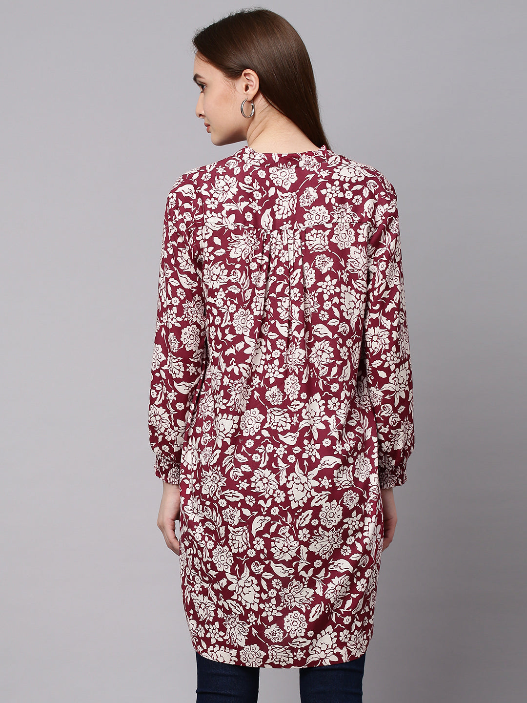 Printed Rayon Pop Over Kurta