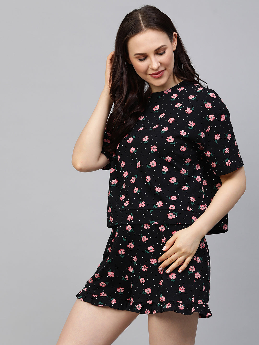 PRINTED NIGHT SUIT