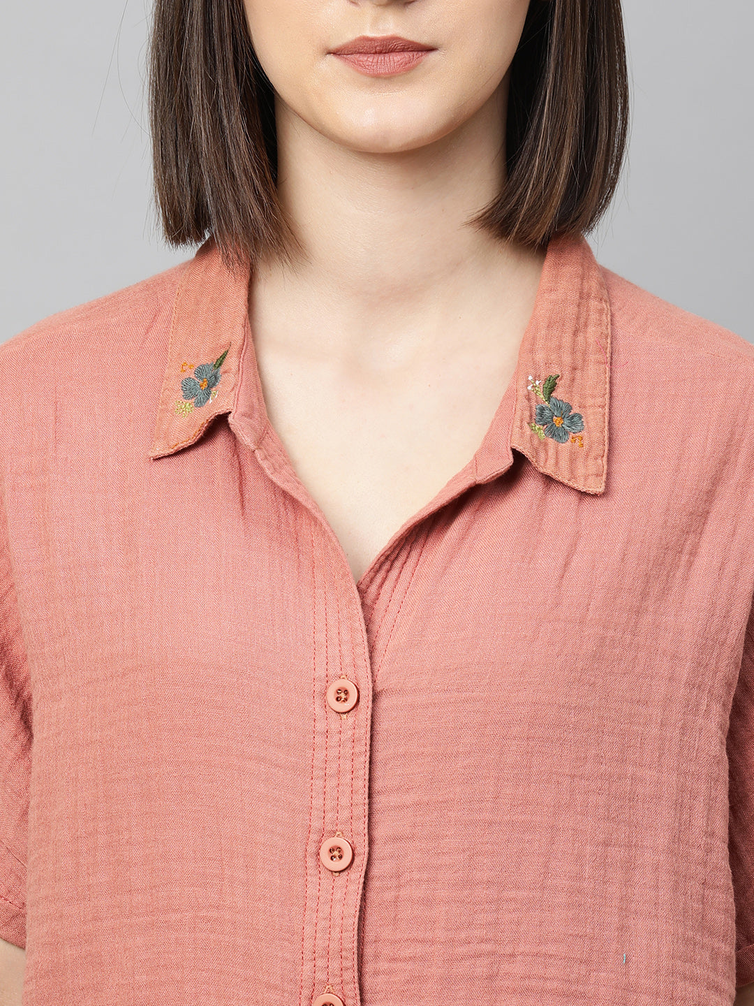 Double Fabric Crinkle Lounge Set