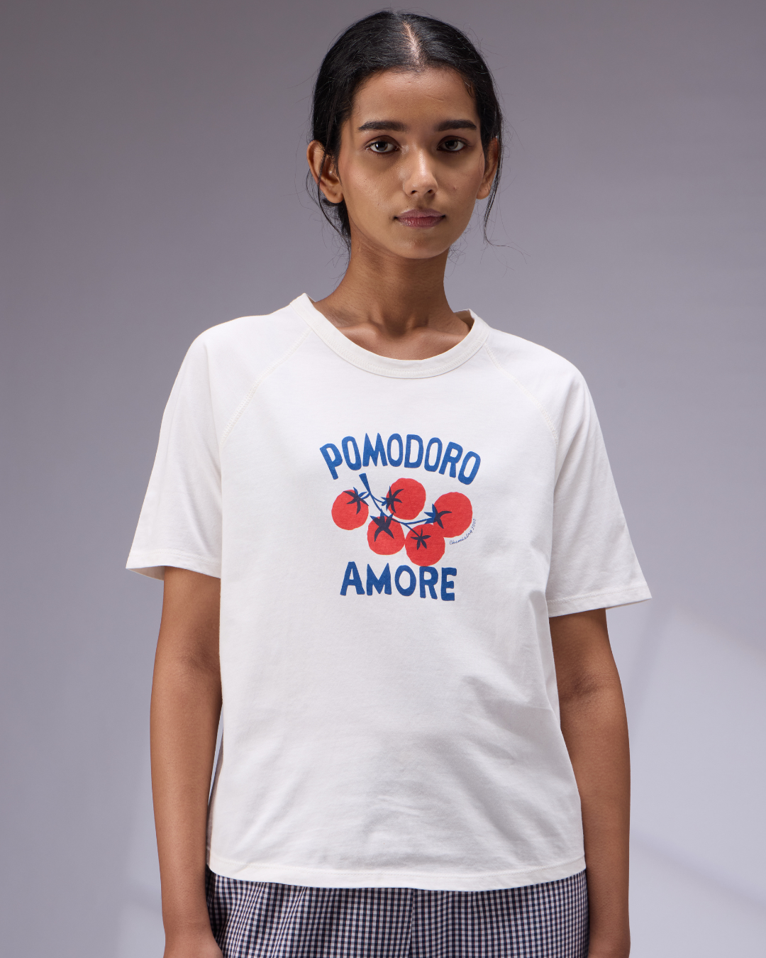 POMODORO AMORE' PRINTED NIGHT SUIT