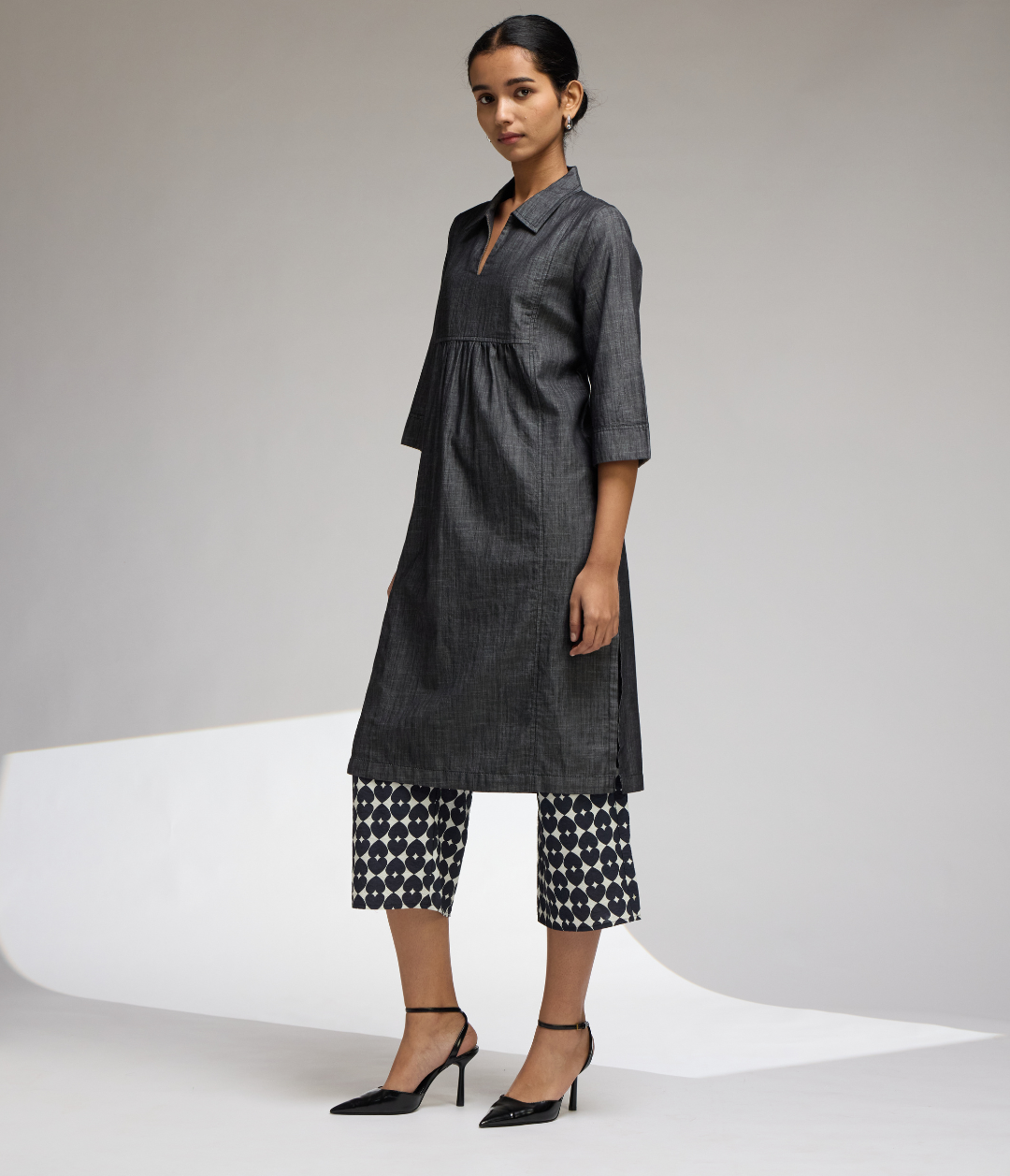 BLACK HEART CO-CORD SET