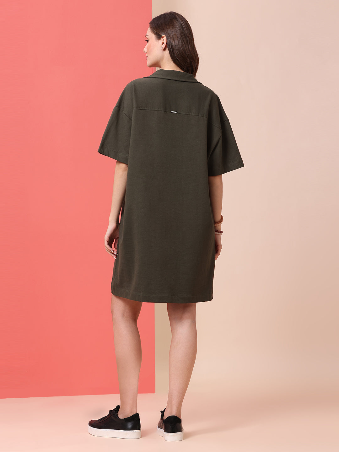 FRENCH TERRY OVERSIZED TEE DRESS