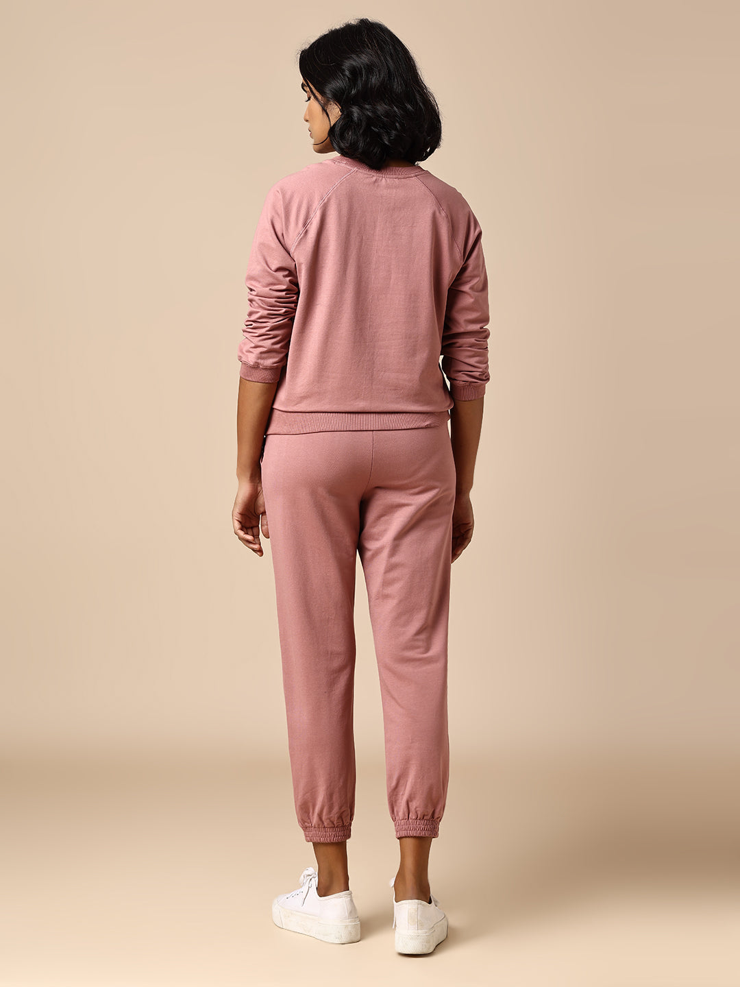 FRENCH TERRY SWEATSHIRT & JOGGERS CO-ORD SET