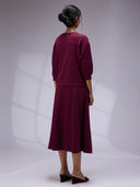 PATCHED RAGLAN TOP WITH SKIRT CO-ORD SET