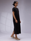 STAR DETAILED LONG DRESS