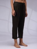 OLIVE FULL SLEEVE KNIT CO-ORD SET
