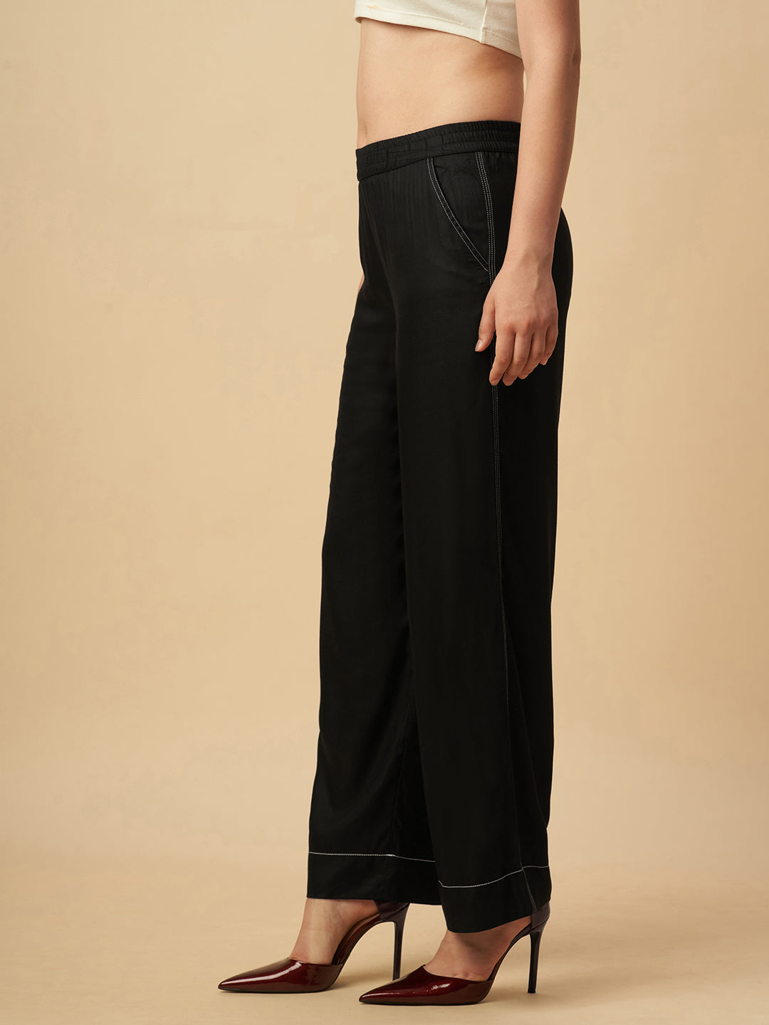 RAYON TWILL LOUNGE PANTS