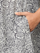 Crinkle Rayon Mix 'N' Match Quilted Yoke Kurta