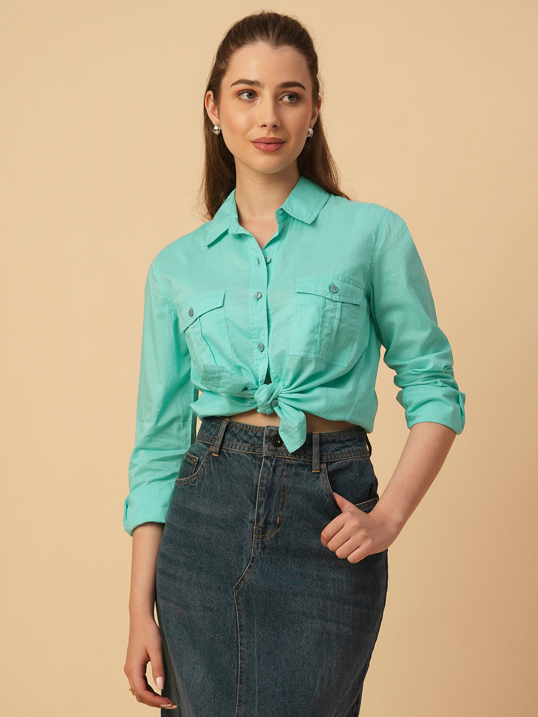 COTTON CAMBRIC SHIRT