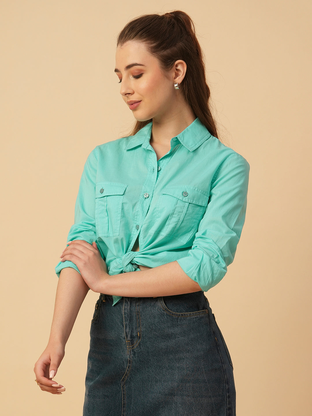 COTTON CAMBRIC SHIRT