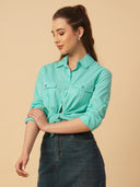 COTTON CAMBRIC SHIRT
