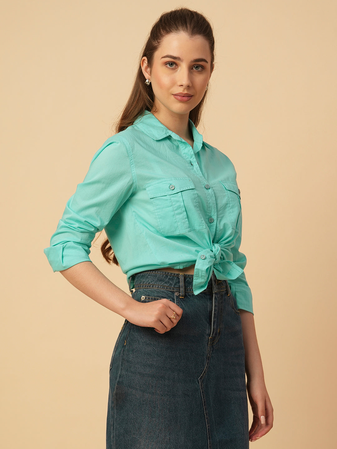 COTTON CAMBRIC SHIRT