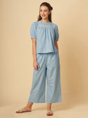 EMBROIDERED LOUNGE SET