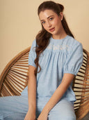 EMBROIDERED LOUNGE SET