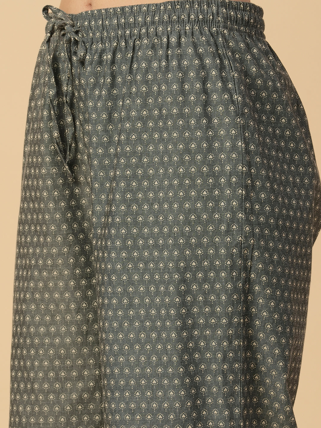 PRINTED CHAMBRAY LOUNGE SET