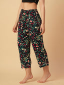 PRINTED VISCOSE CROPPED PJ'S