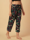 PRINTED VISCOSE CROPPED PJ'S