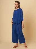 CRINKLE VISCOSE LOUNGE SET