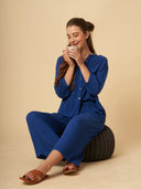 CRINKLE VISCOSE LOUNGE SET