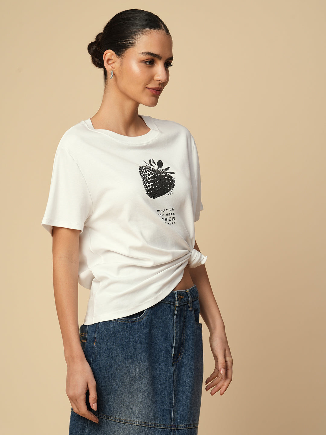 MICRO BAMBOO COTTON DROP SHOULDER OVERSIZED TEE