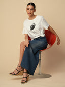 MICRO BAMBOO COTTON DROP SHOULDER OVERSIZED TEE
