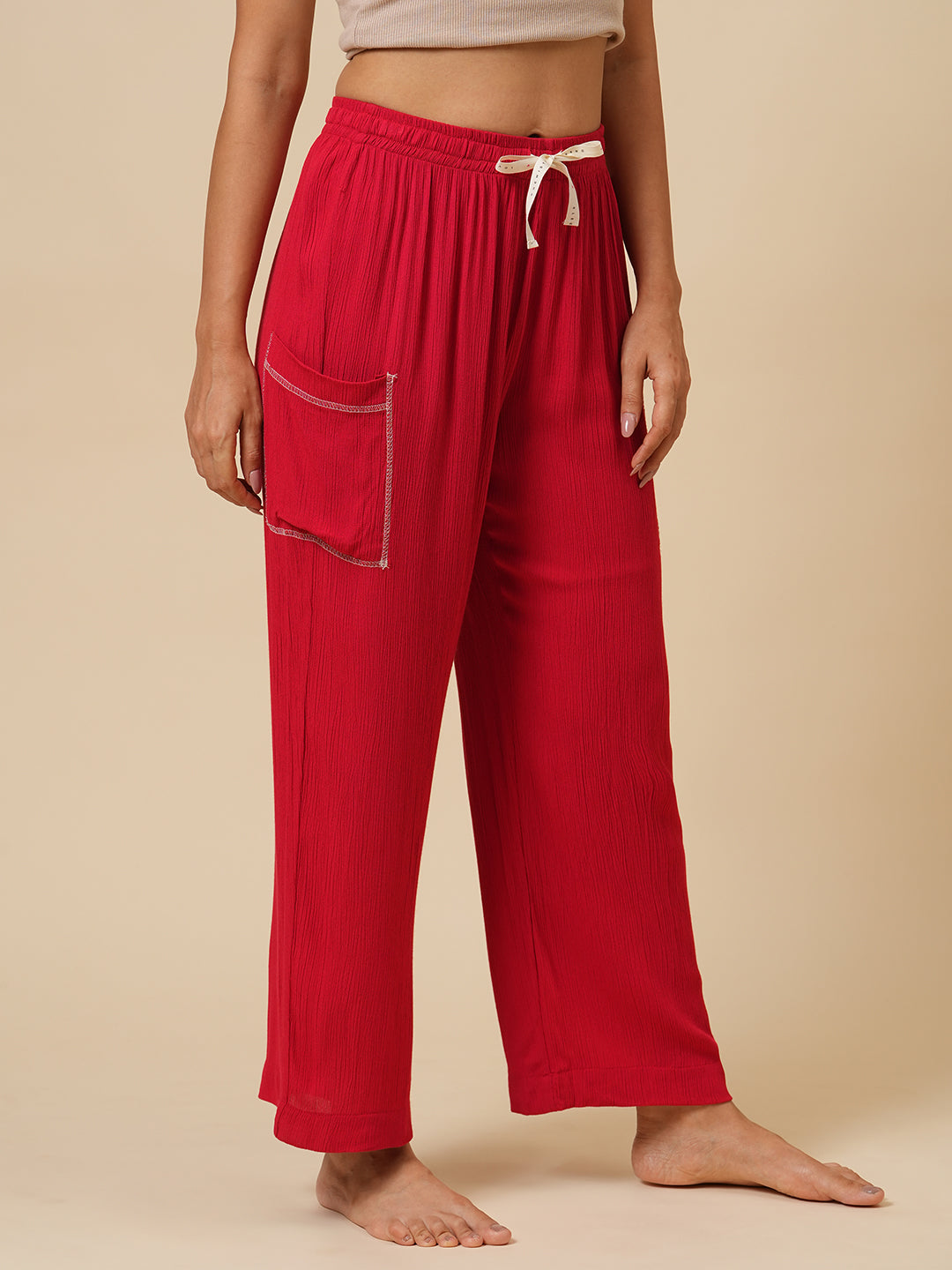 CRINKLE RAYON PJ'S