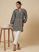 VINTAGE FLORAL RAGLAN TUNIC