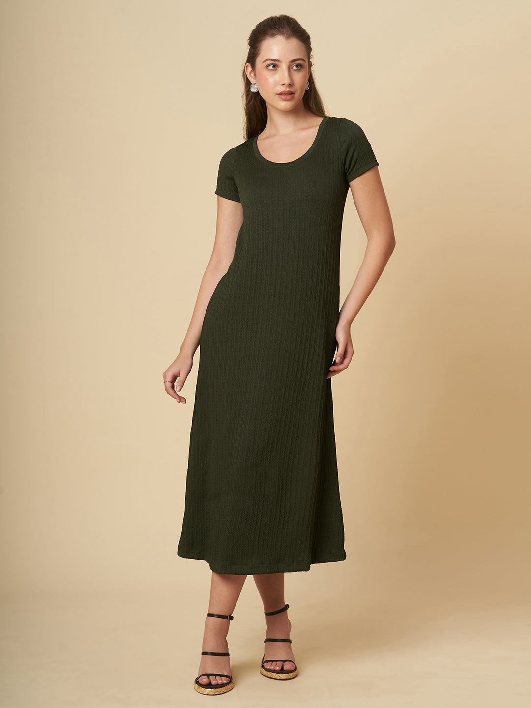 WOOLEN RUSSY LONG DRESS