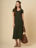 WOOLEN RUSSY LONG DRESS