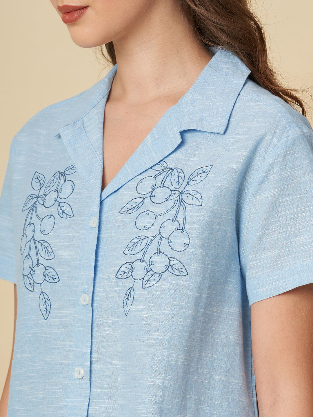 EMBROIDERED LOUNGE SET