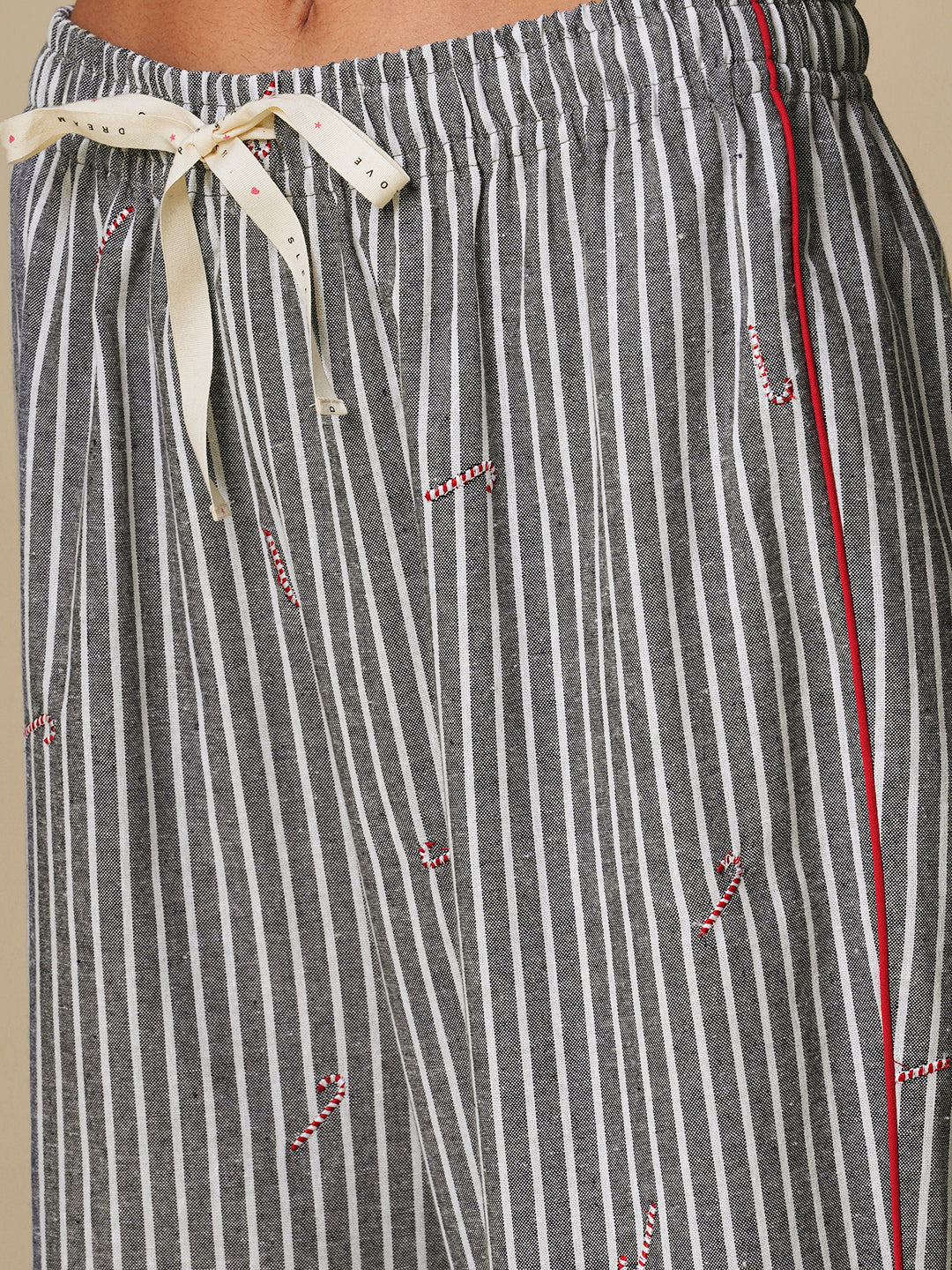 B'N'W STRIPE NIGHTSUIT