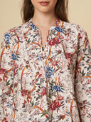 CRUSHED VISCOSE TUNIC TOP