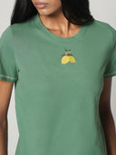 COTTON GHINGAM PULL ON AND CLASSIC KNIT TEE PJ SET
