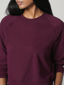 Relaxed lycra jersey overstitched lounge set