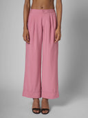 SIDE PANEL VISCOSE BLEND FLATFRONT TROUSER