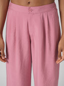 SIDE PANEL VISCOSE BLEND FLATFRONT TROUSER
