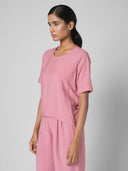 CREWNECK VISCOSE BLEND TOP