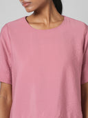 CREWNECK VISCOSE BLEND TOP
