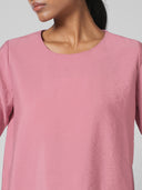 CREWNECK VISCOSE BLEND TOP