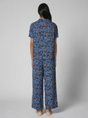 RICRAC DETAILED PRINTED RAYON PJ SET