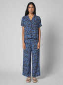 RICRAC DETAILED PRINTED RAYON PJ SET
