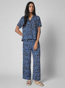 RICRAC DETAILED PRINTED RAYON PJ SET