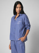 CLAASIC OVERSIZE COTTON STRIPE SHIRT