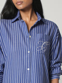 CLAASIC OVERSIZE COTTON STRIPE SHIRT