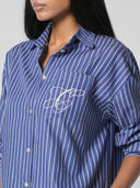 CLAASIC OVERSIZE COTTON STRIPE SHIRT