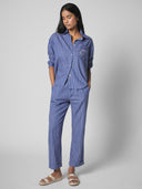 CLAASIC OVERSIZE COTTON STRIPE SHIRT