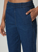 MULTIPANEL 11OZ PULLON PEG JEANS