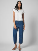 MULTIPANEL 11OZ PULLON PEG JEANS