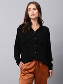 Crinkle Rayon Shirt