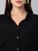 Crinkle Rayon Shirt